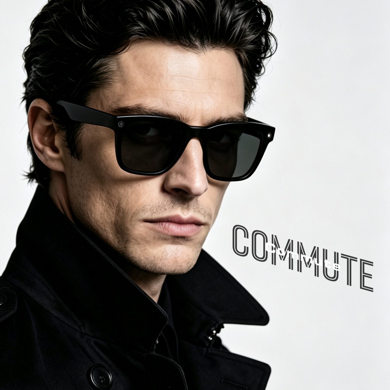 AI sunglasses worn during the daily commute